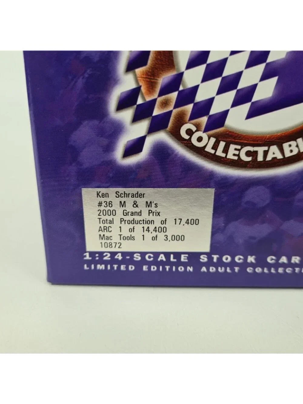 Action Racing Nascar Stock Car 1:24 Diecast M&M Racing #36 Ken Schrader D94